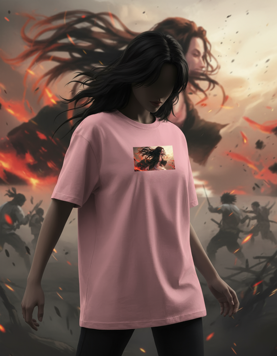 Nezuko Kamado Graphic T-Shirt – Demon Slayer Anime Tee for Fans